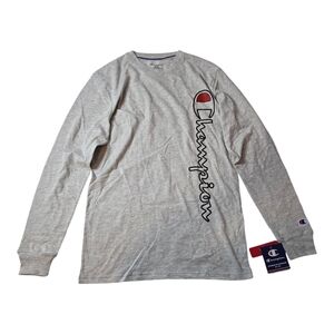 Men's long sleeve shirt CHAMPION Grey  Small Size